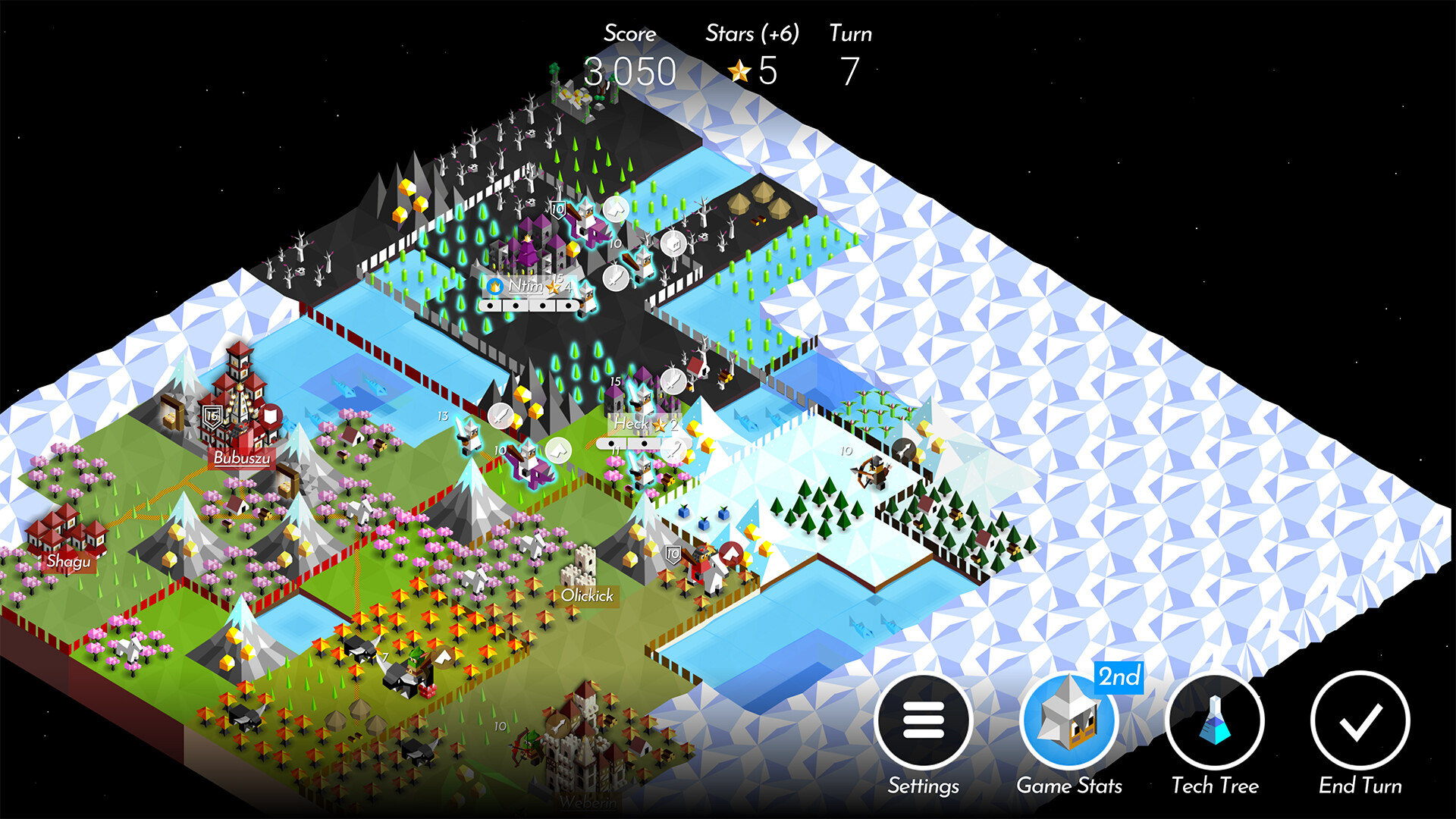 Скриншот: The Battle of Polytopia
