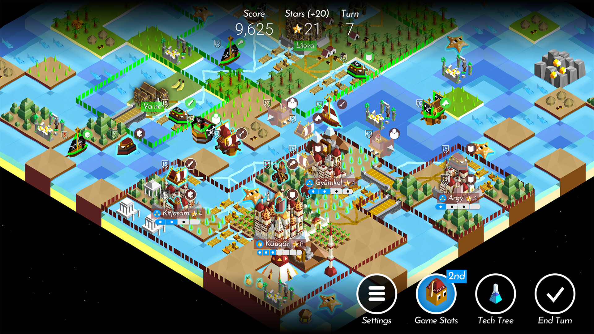 Скриншот: The Battle of Polytopia