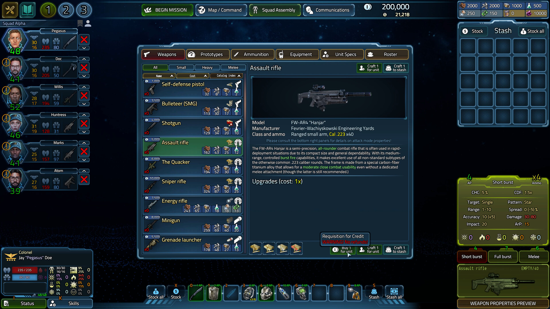 Скриншот: USC: Counterforce