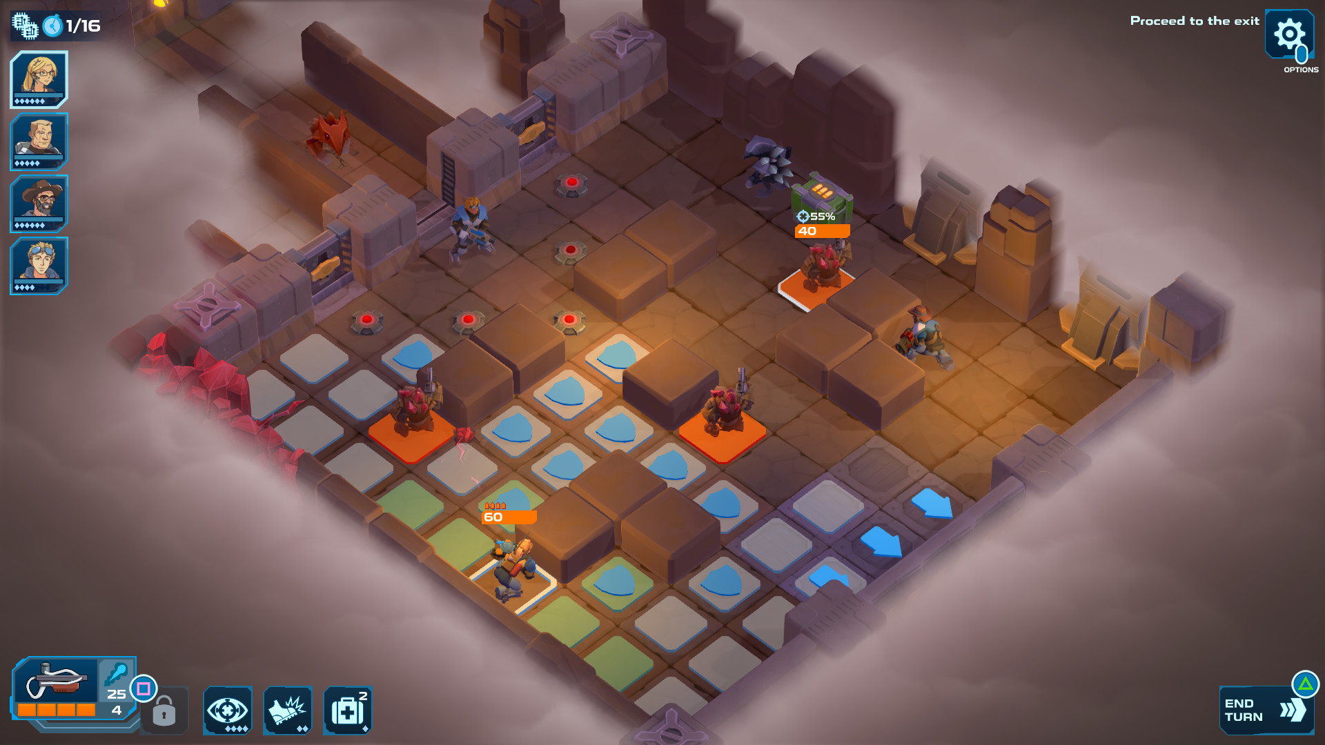 Скриншот: Spaceland: Sci-Fi Indie Tactics