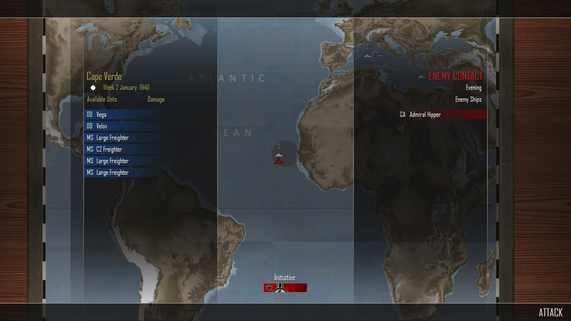 Скриншот: Atlantic Fleet