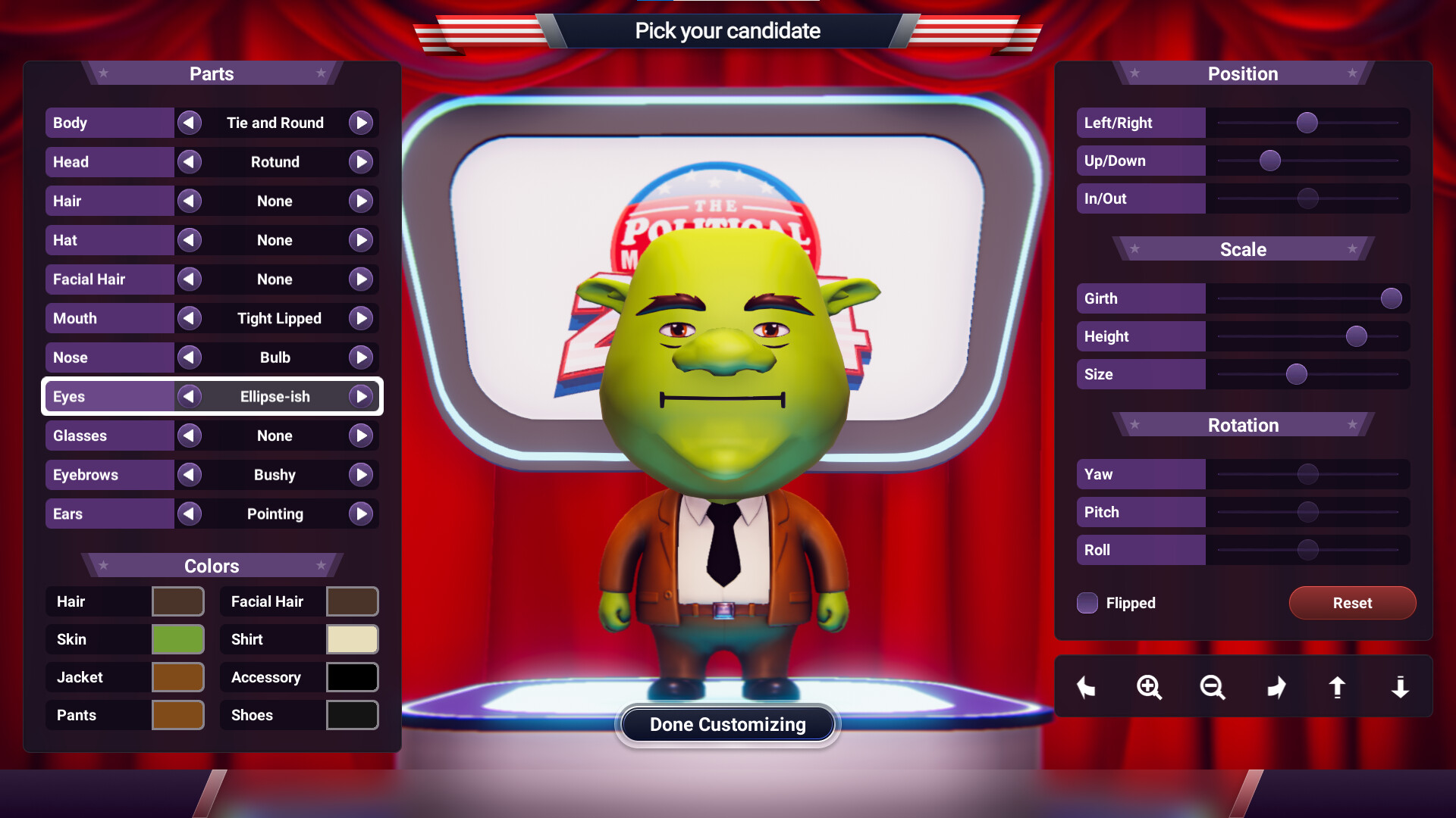 Скриншот: The Political Machine 2024