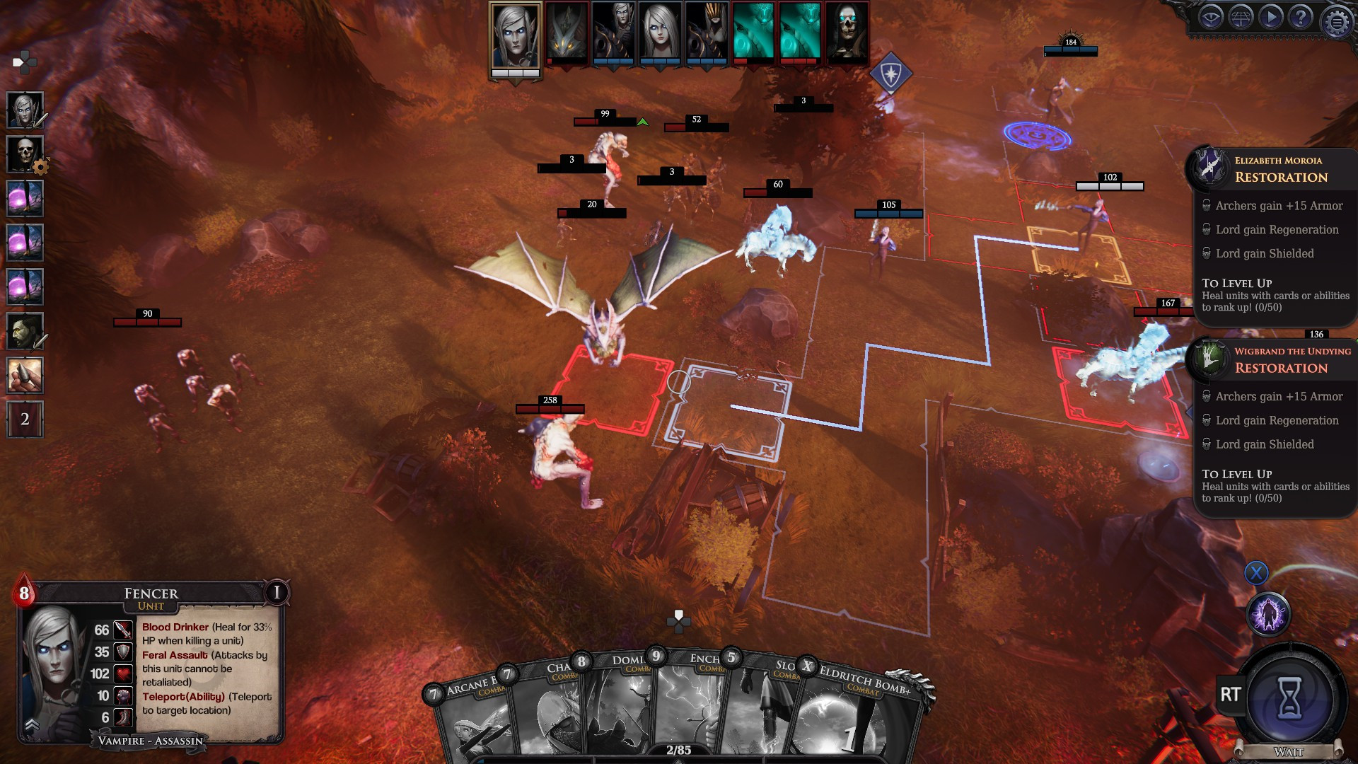 Скриншот: Immortal Realms: Vampire Wars
