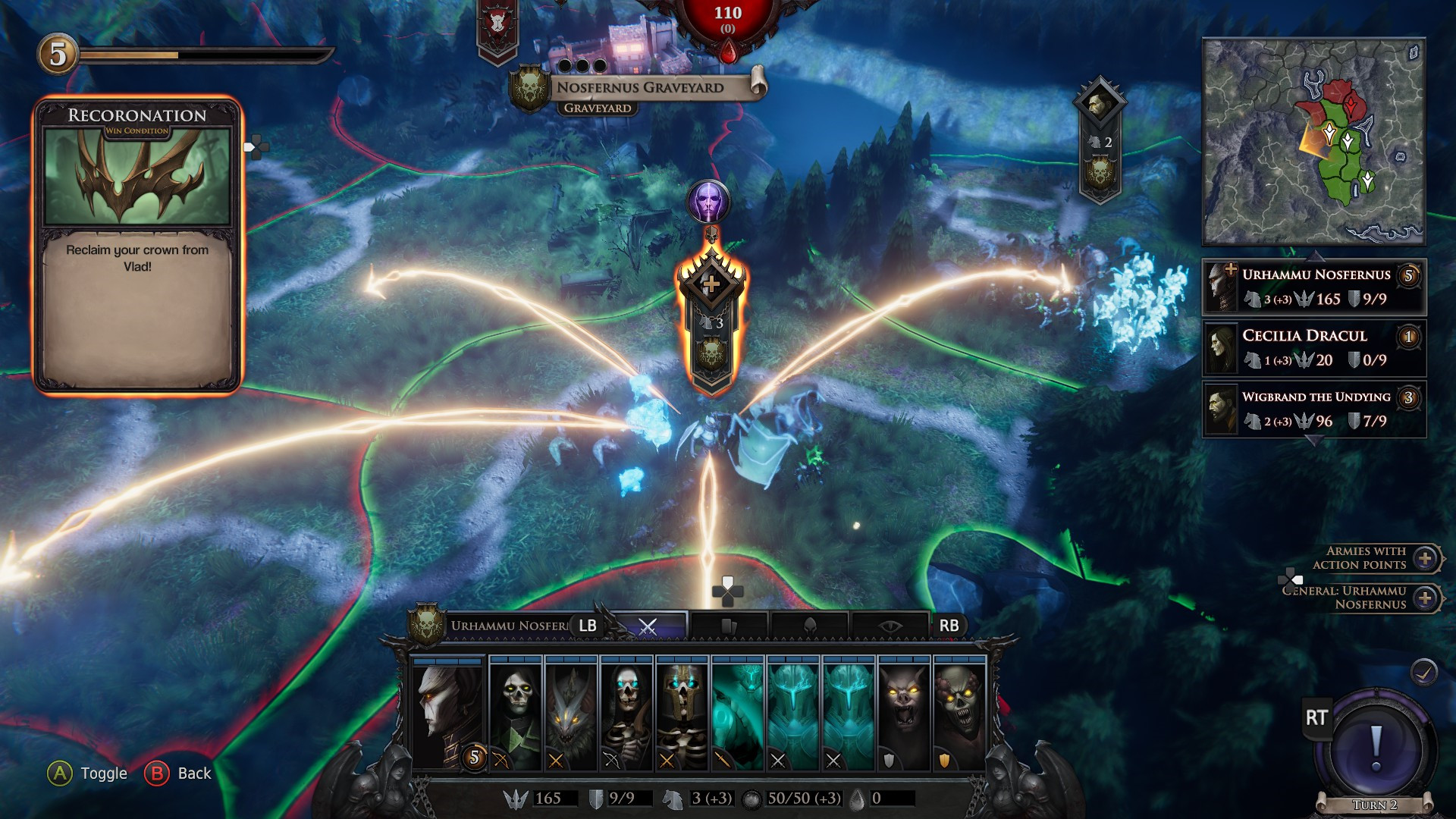 Скриншот: Immortal Realms: Vampire Wars