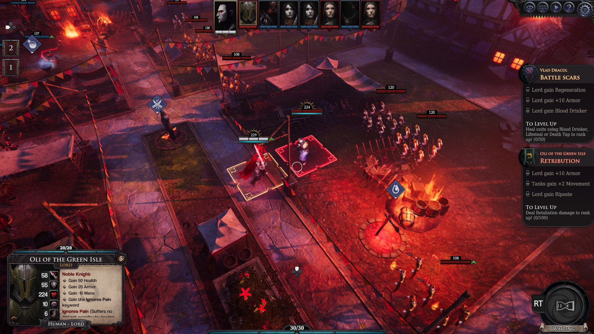 Скриншот: Immortal Realms: Vampire Wars