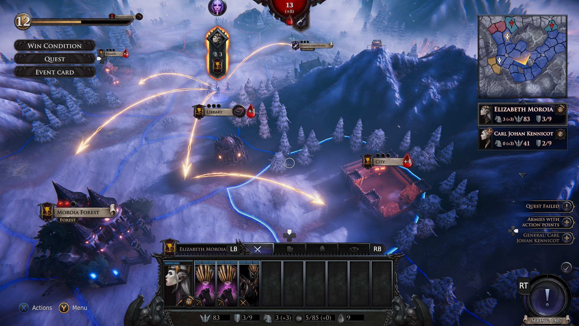 Скриншот: Immortal Realms: Vampire Wars