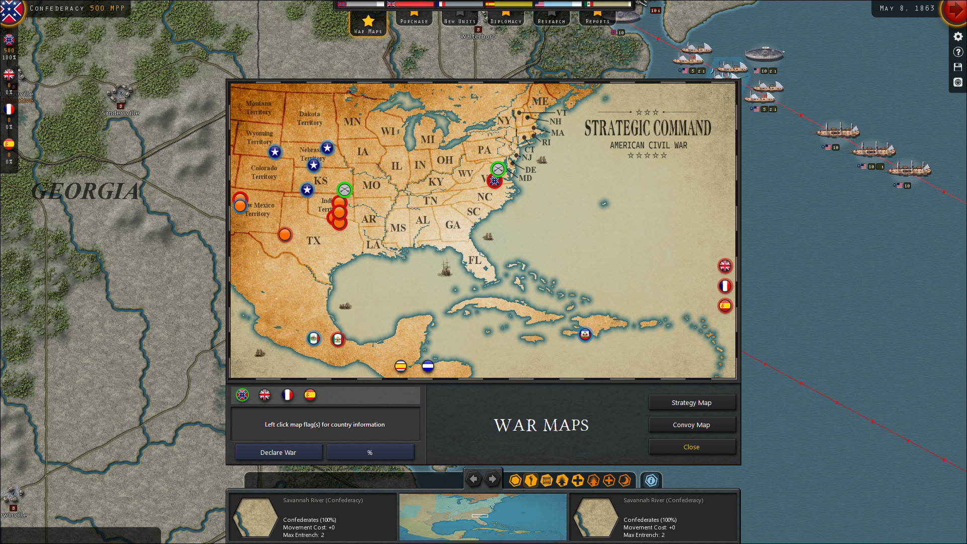 Скриншот: Strategic Command: American Civil War