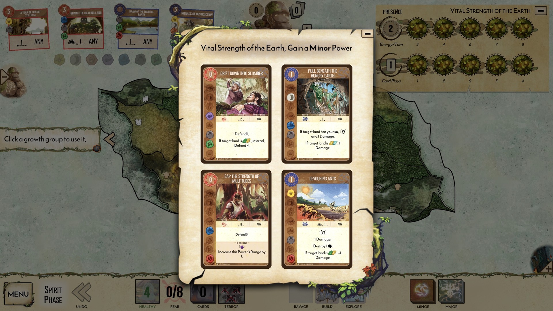 Скриншот: Spirit Island