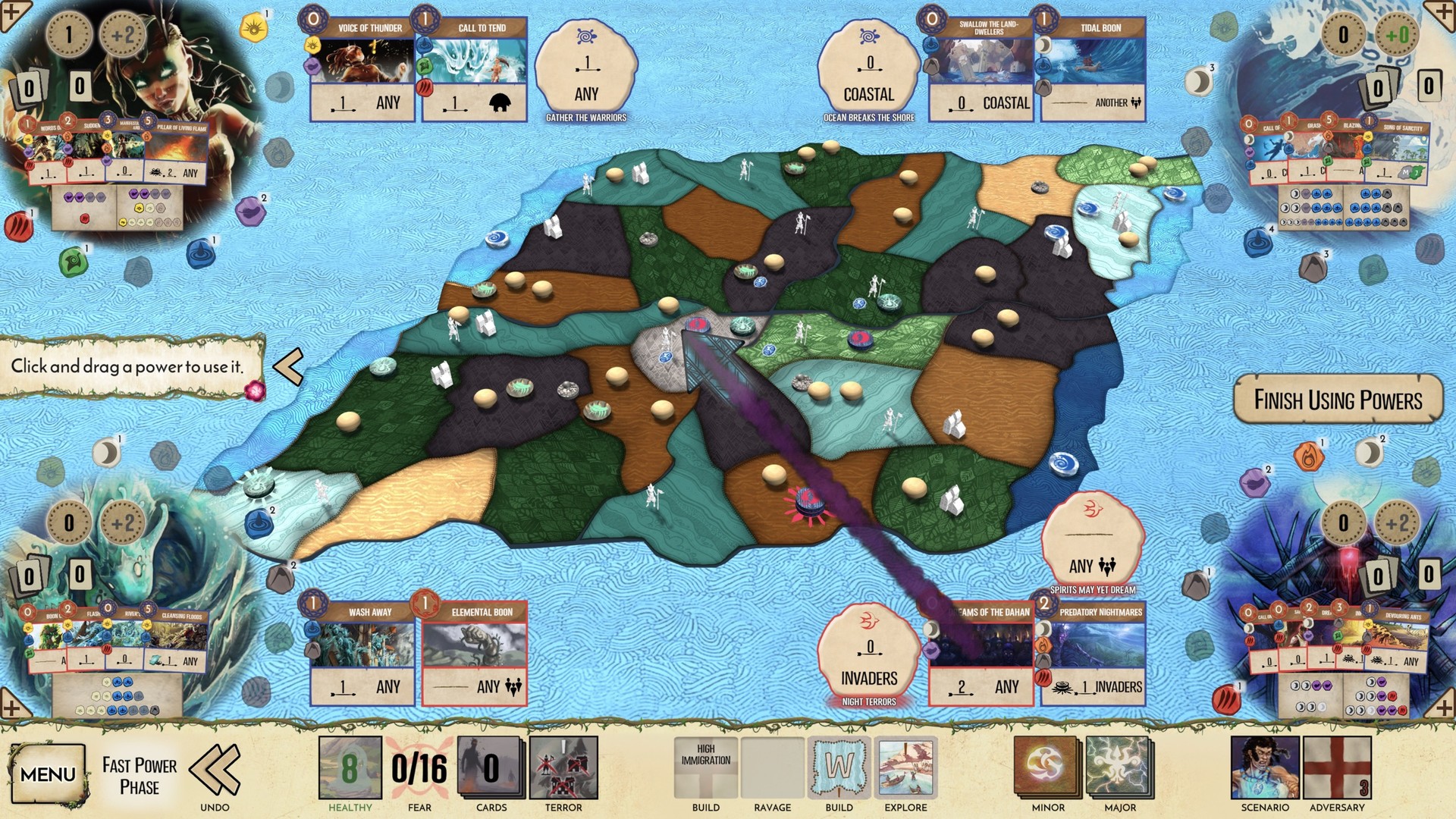 Скриншот: Spirit Island