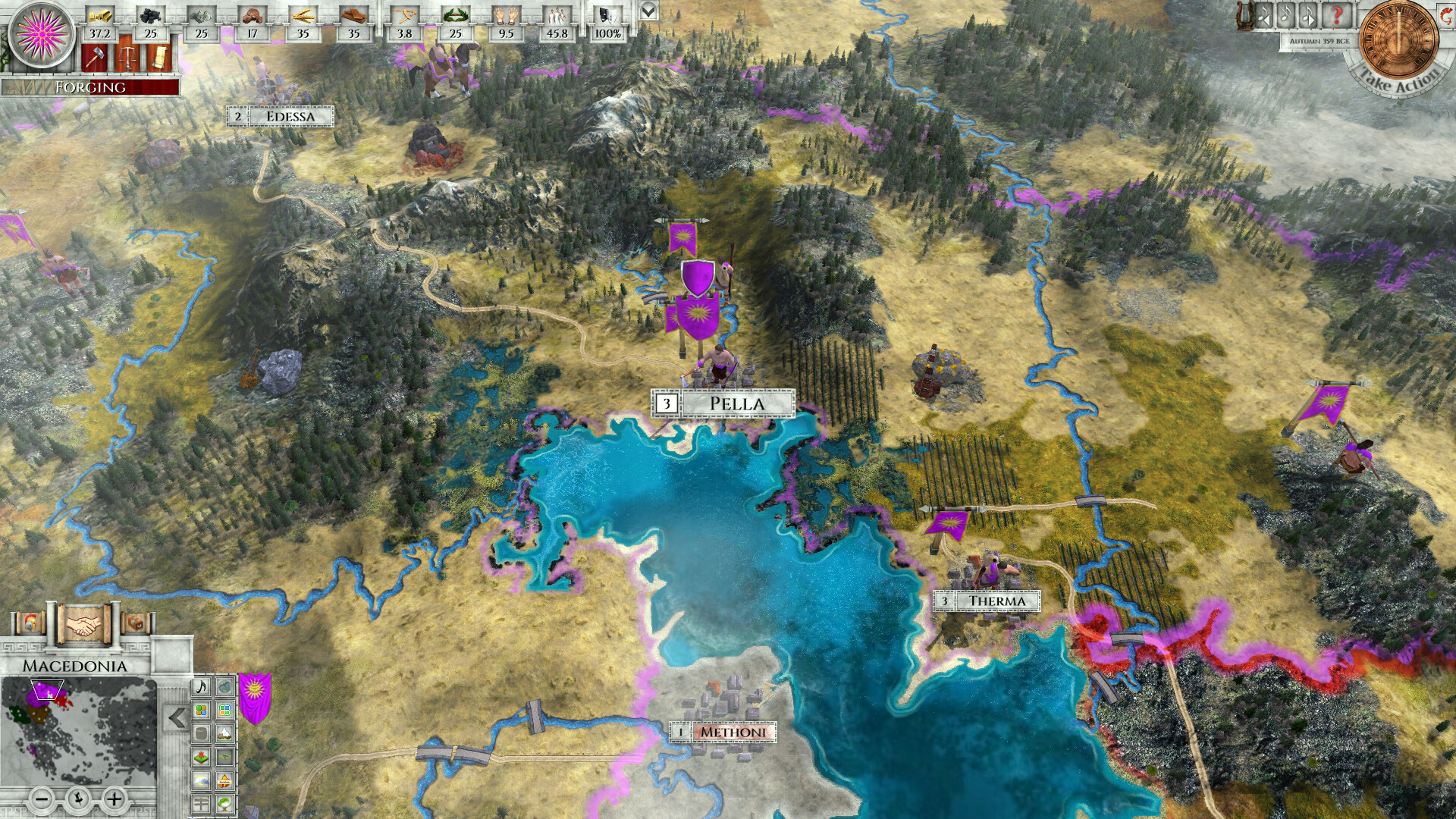 Скриншот: Imperiums: Greek Wars