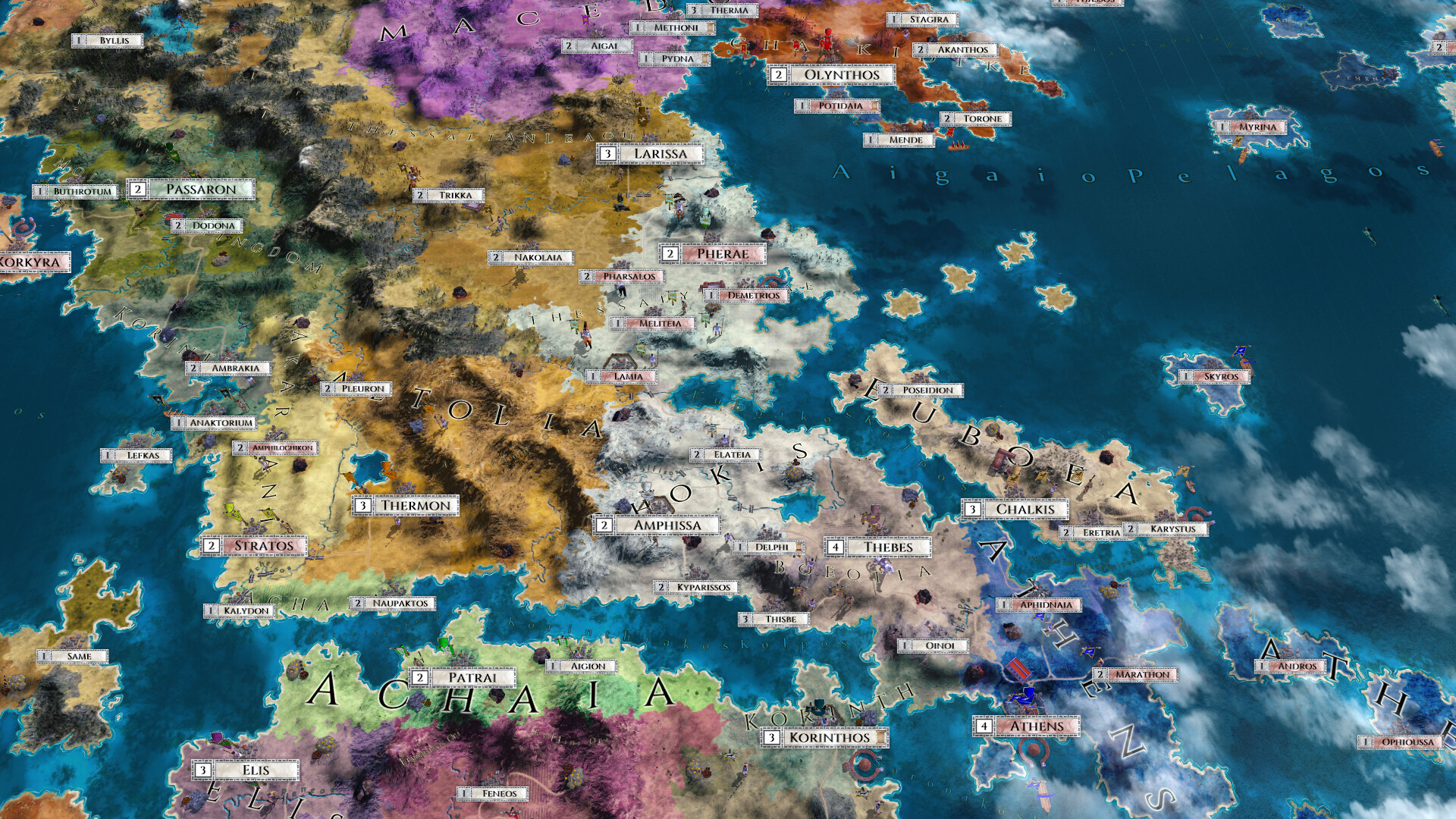 Скриншот: Imperiums: Greek Wars