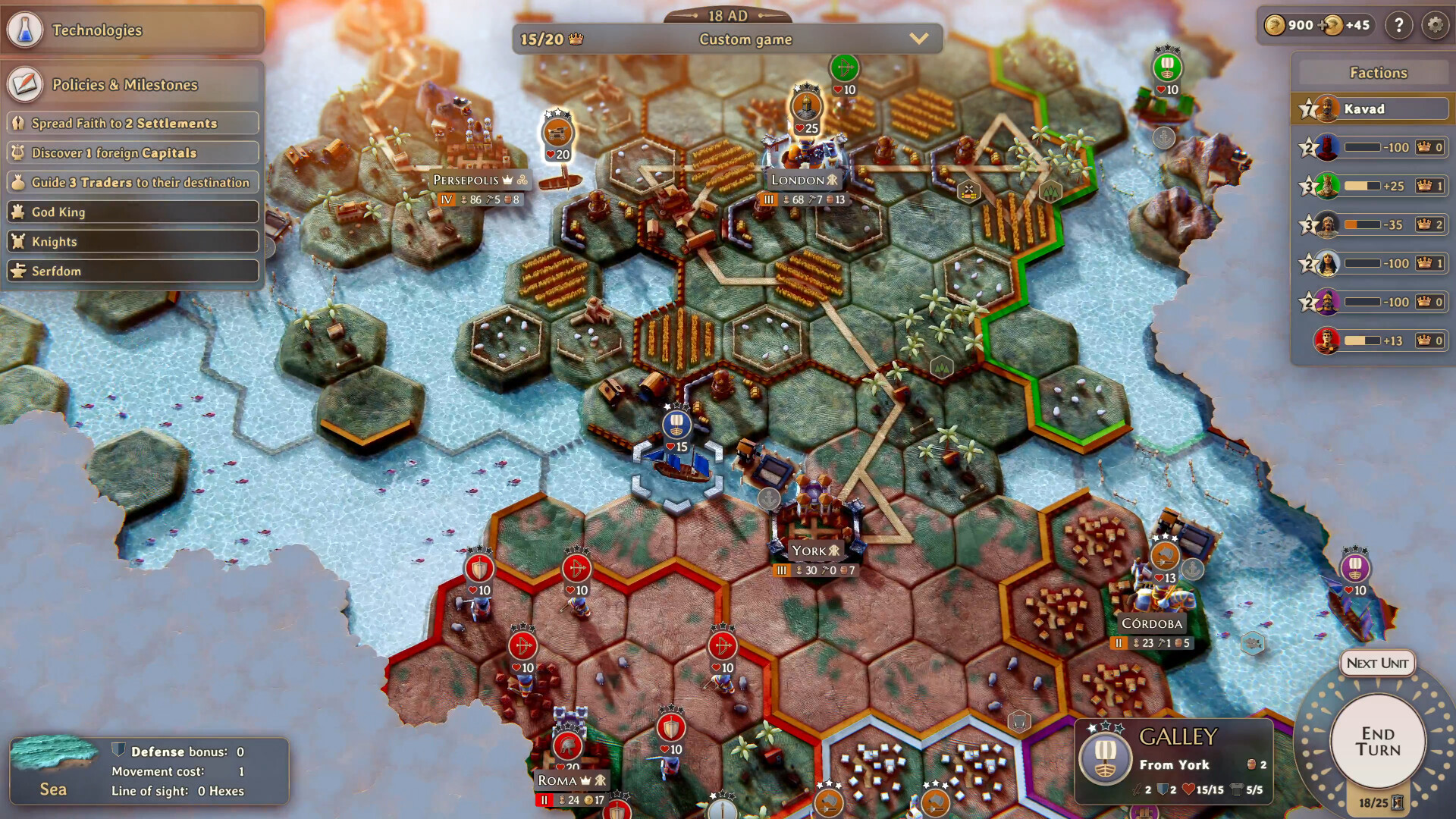 Скриншот: Yield! Fall of Rome