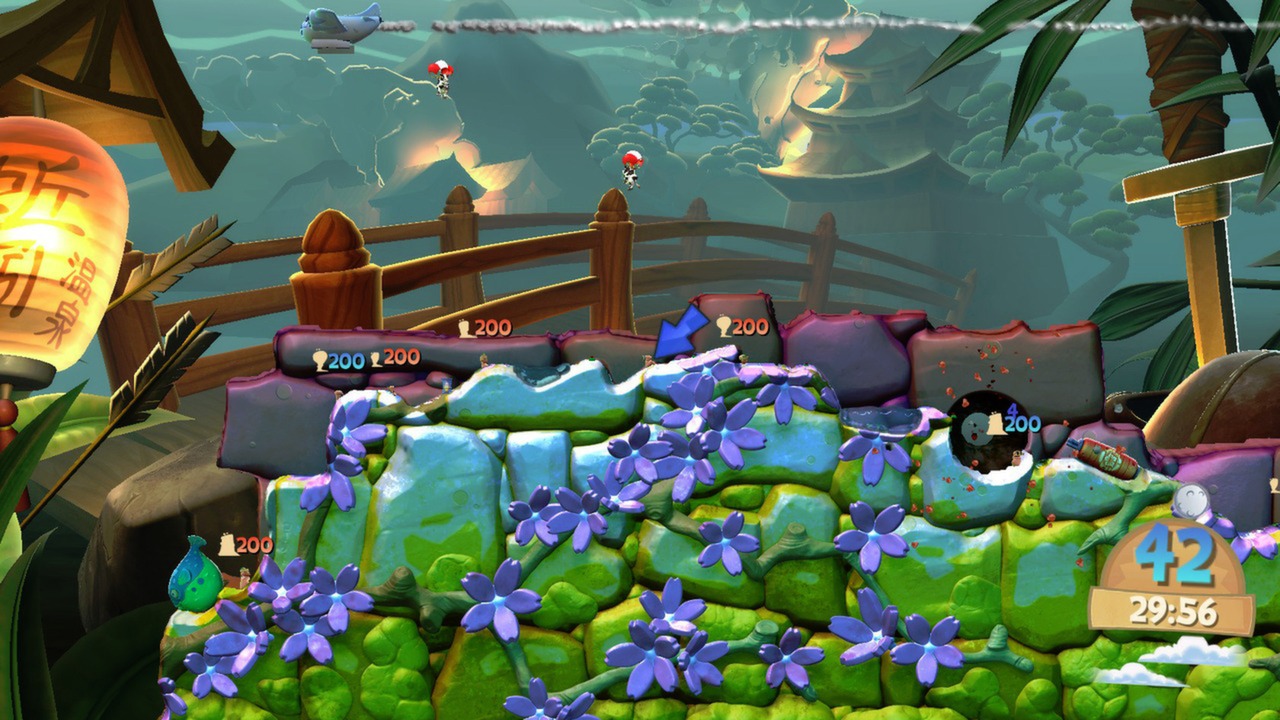 Скриншот: Worms Clan Wars