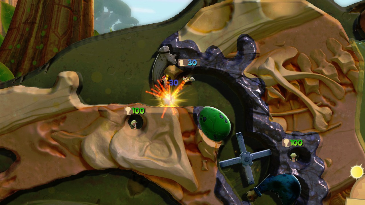 Скриншот: Worms Clan Wars