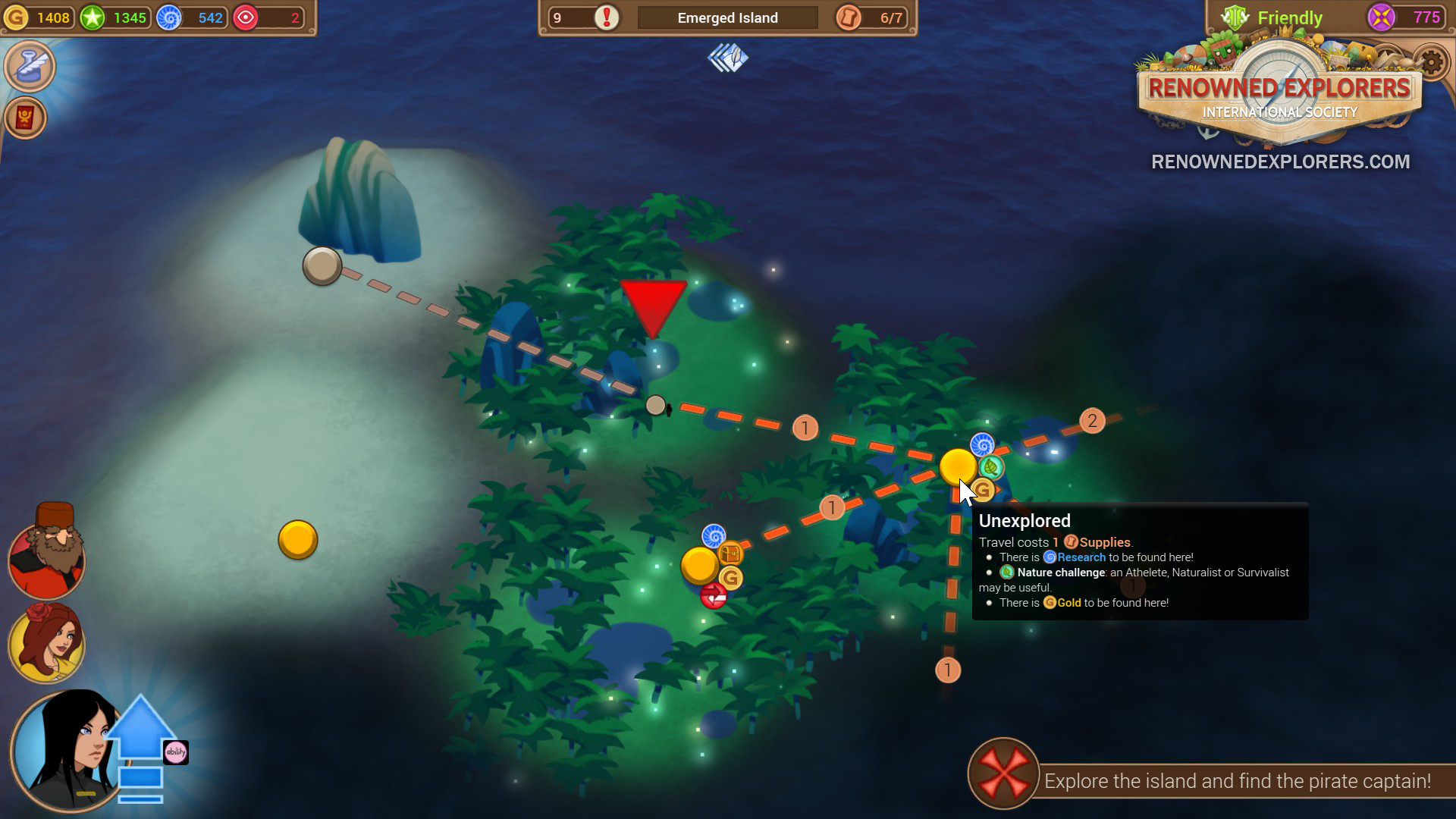 Скриншот: Renowned Explorers: International Society