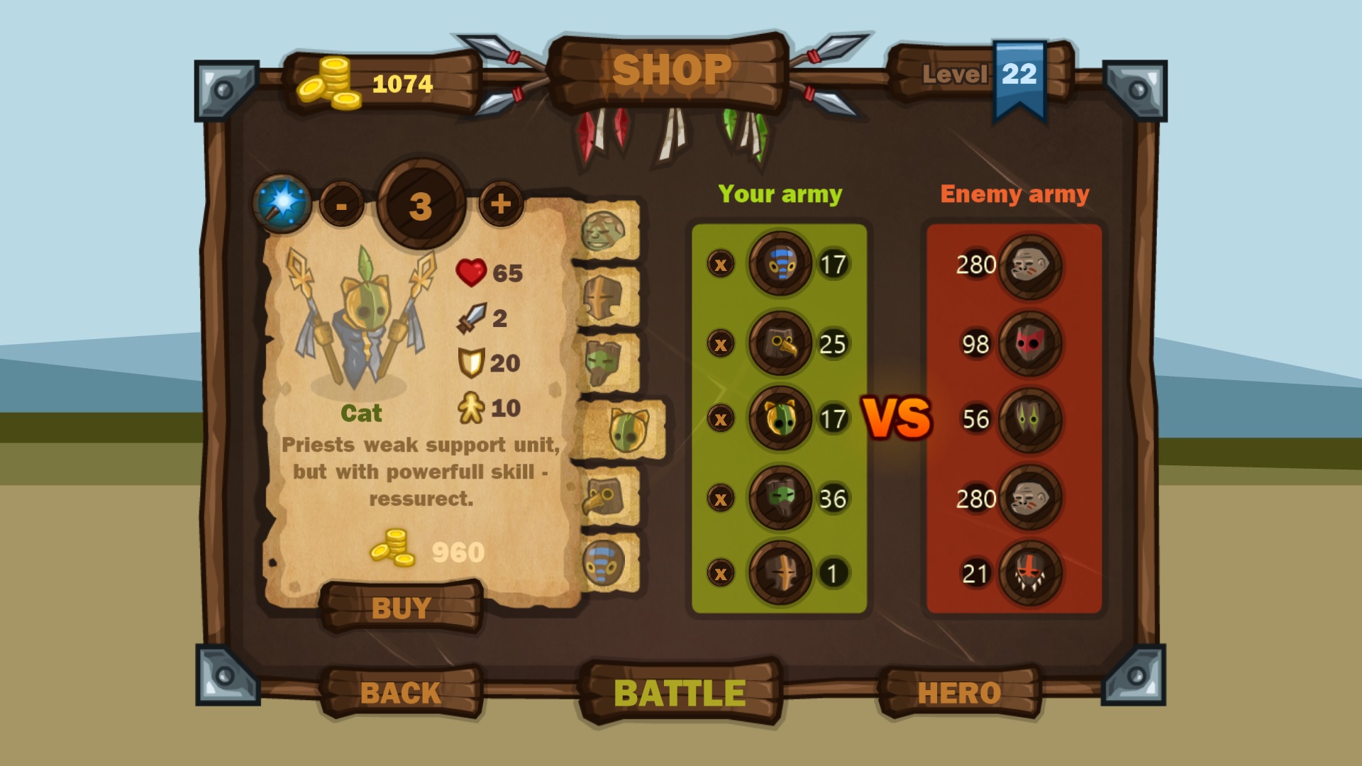 Скриншот: Beasts Battle