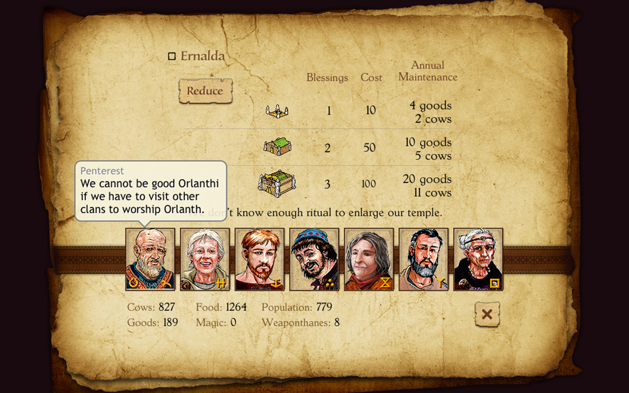 Скриншот: King of Dragon Pass