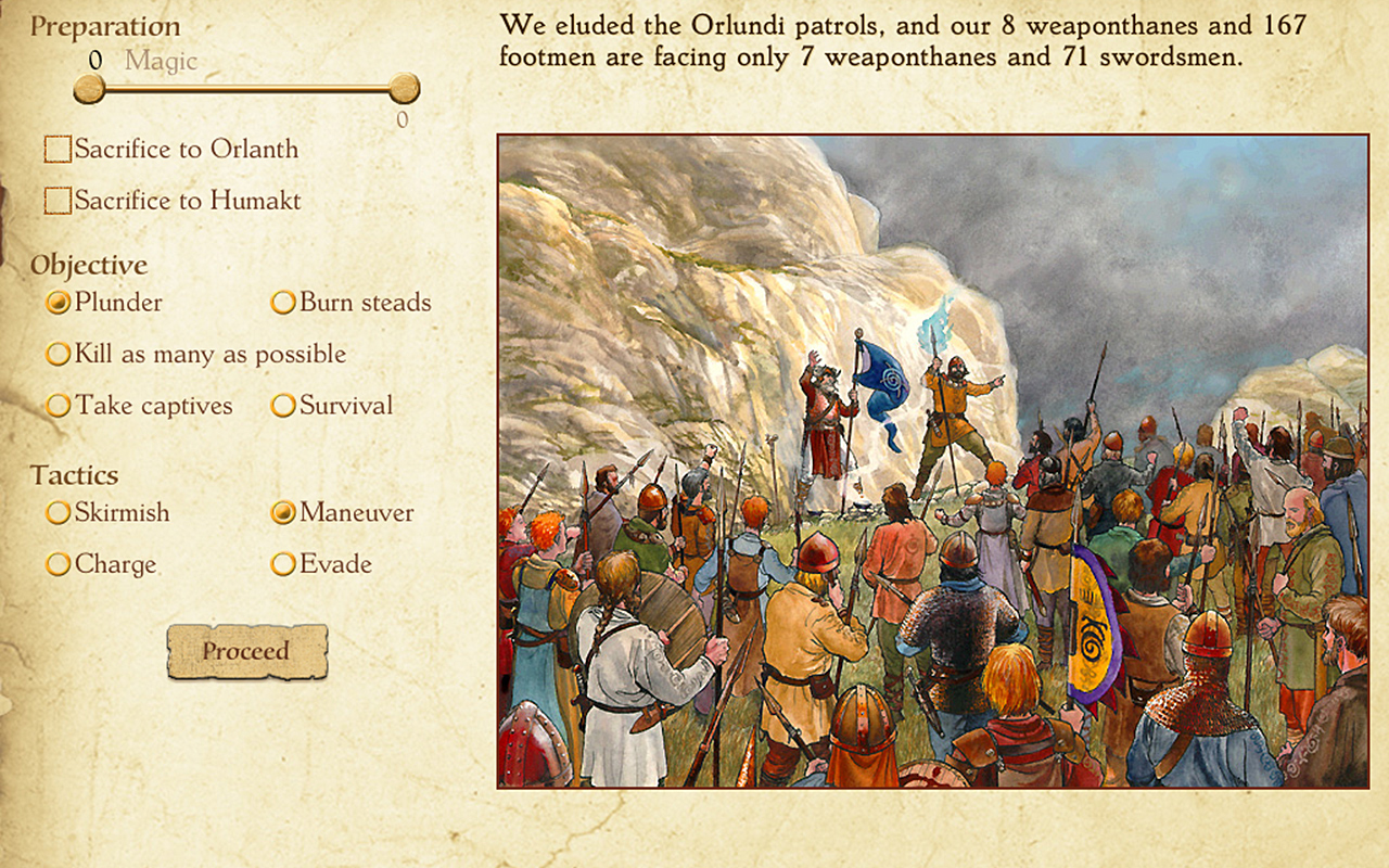 Скриншот: King of Dragon Pass