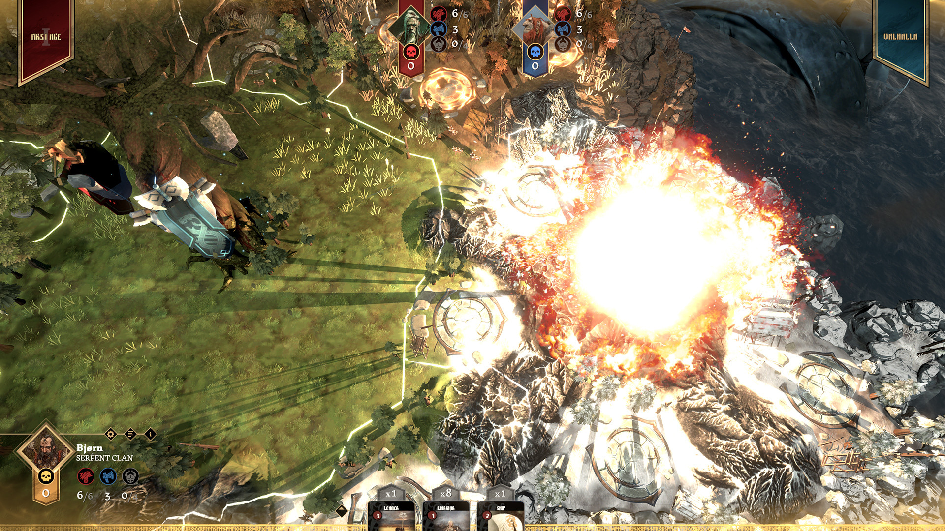 Скриншот: Blood Rage: Digital Edition