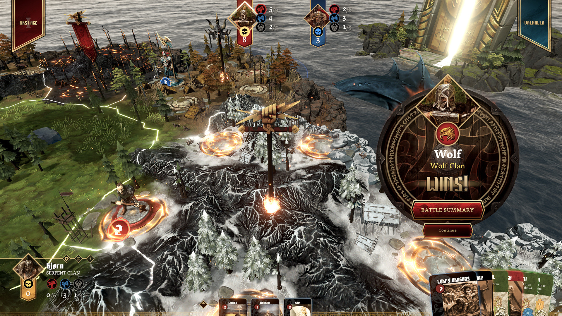 Скриншот: Blood Rage: Digital Edition