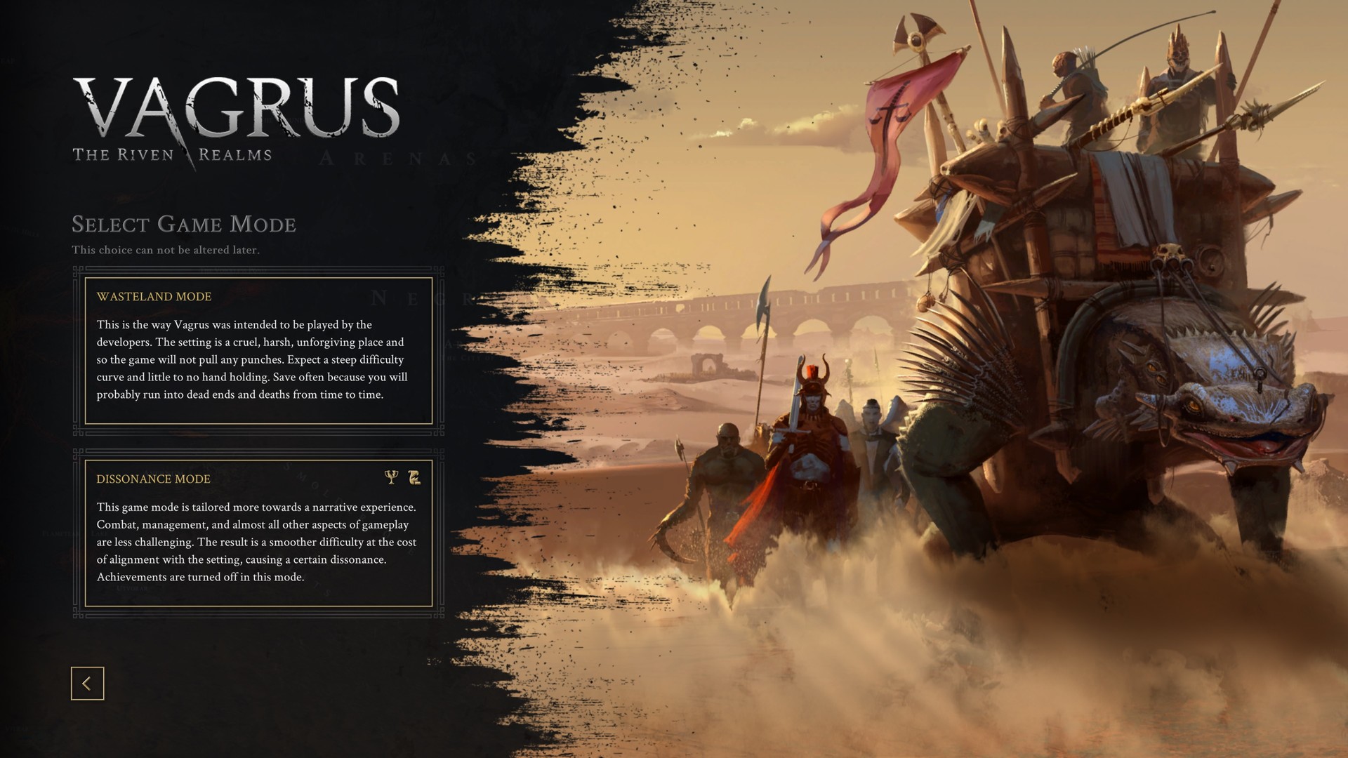 Скриншот: Vagrus - The Riven Realms