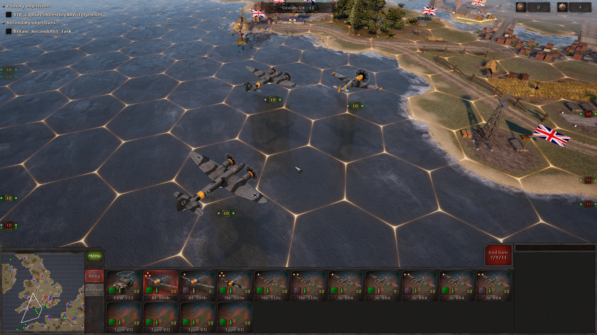 Скриншот: Panzer Strategy