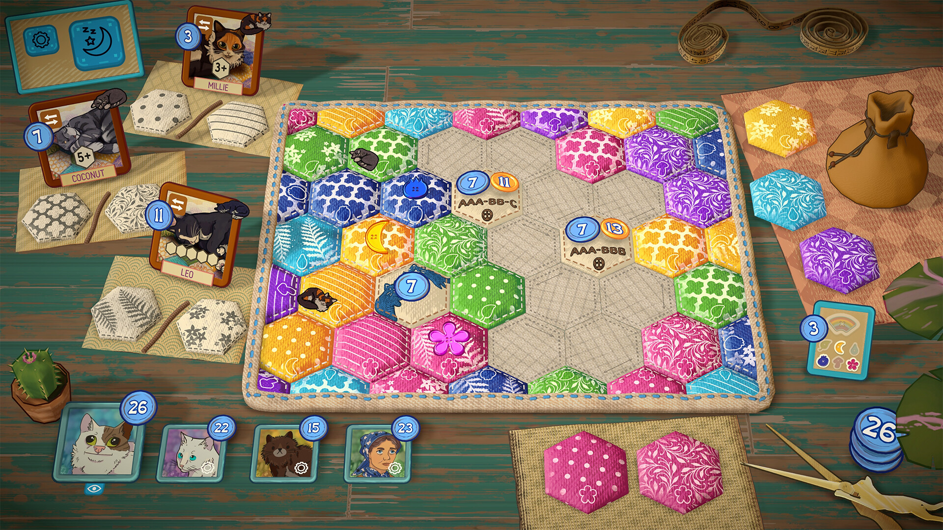 Скриншот: Quilts and Cats of Calico