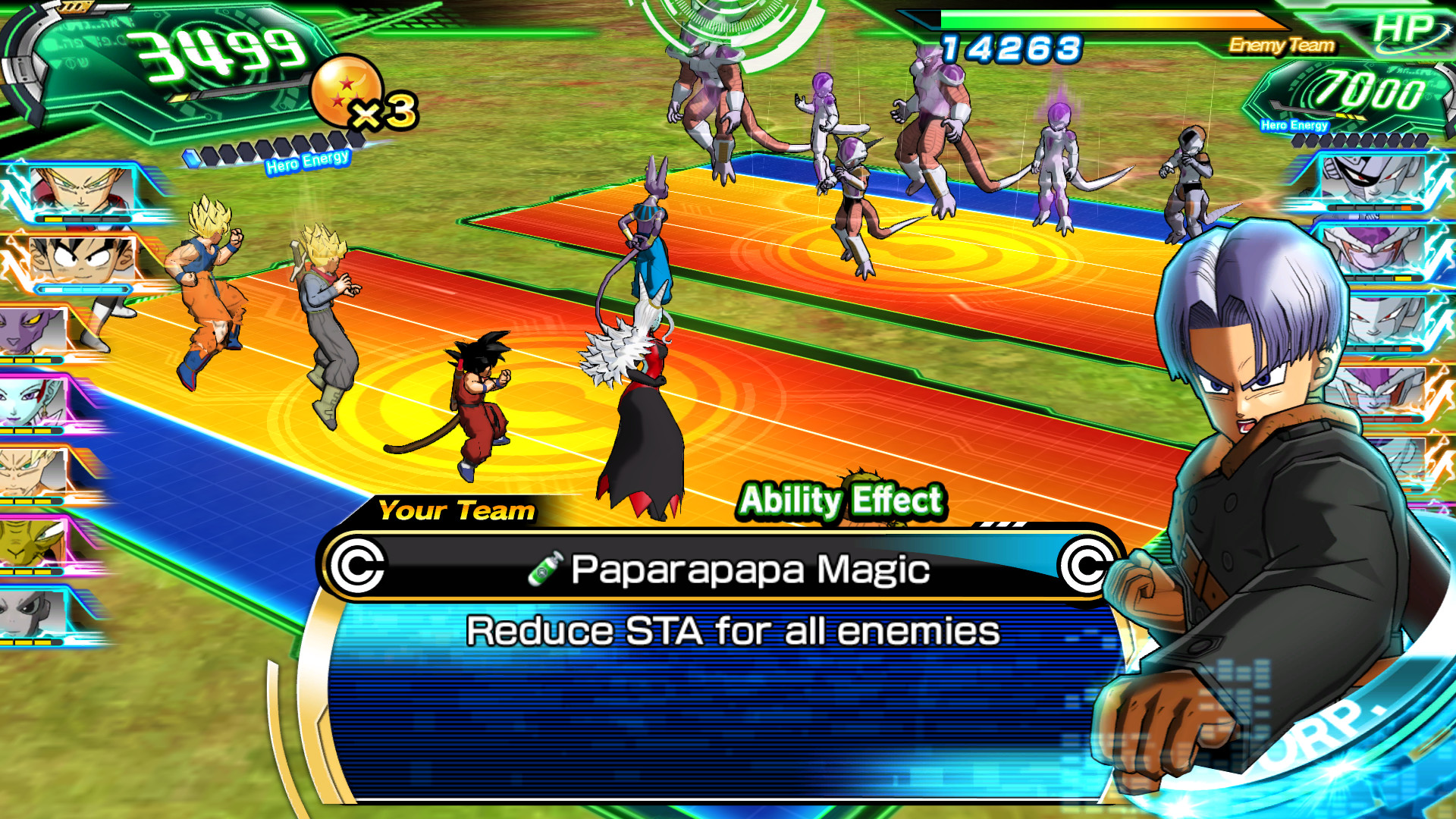 Скриншот: SUPER DRAGON BALL HEROES WORLD MISSION