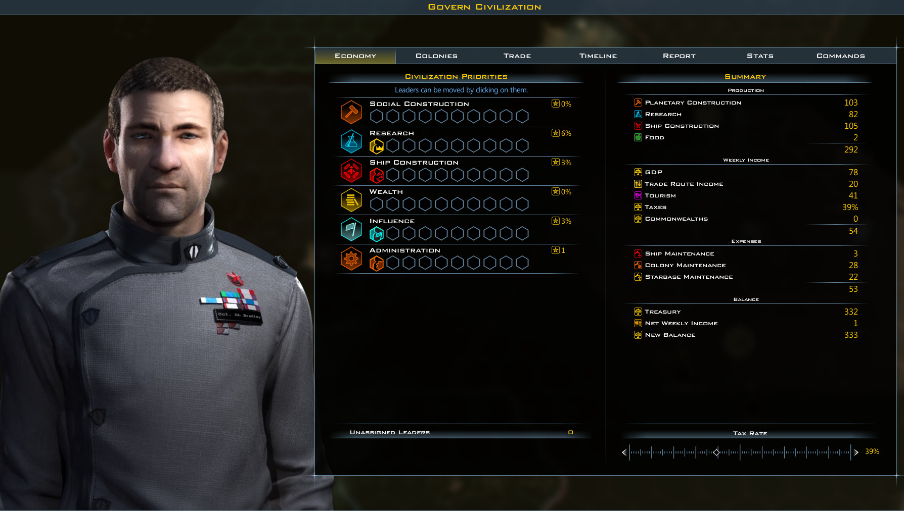 Скриншот: Galactic Civilizations III