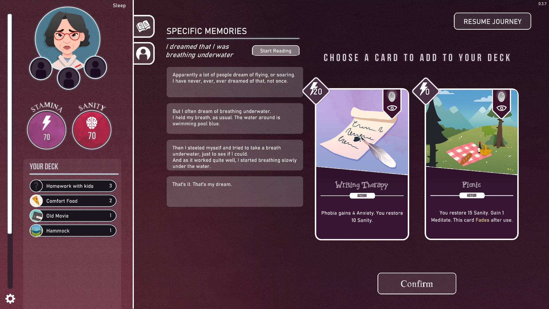 Скриншот: Neurodeck : Psychological Deckbuilder