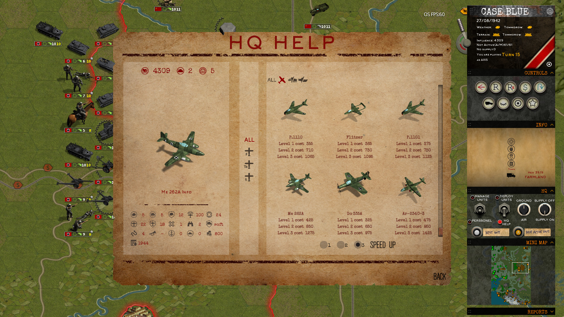 Скриншот: Klotzen! Panzer Battles