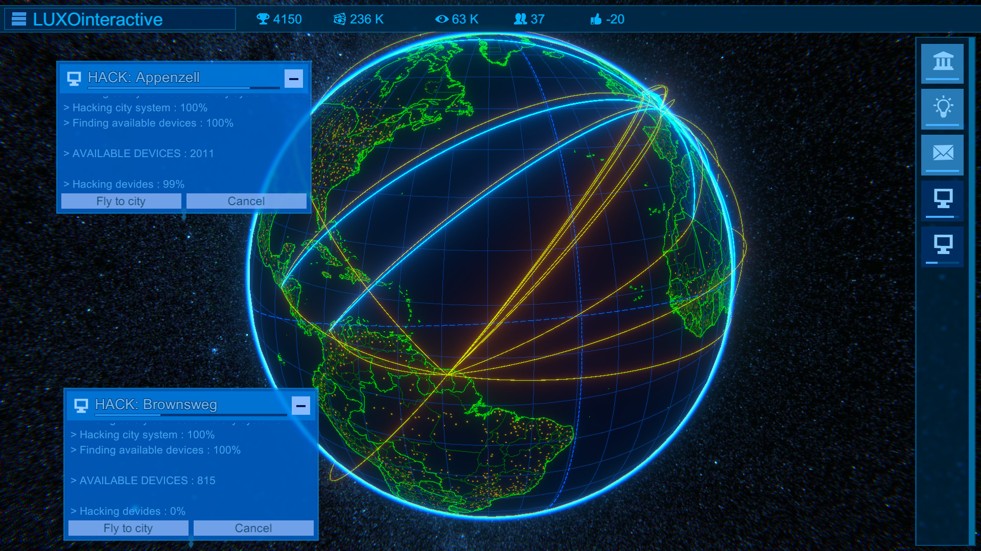Скриншот: Cyber Attack