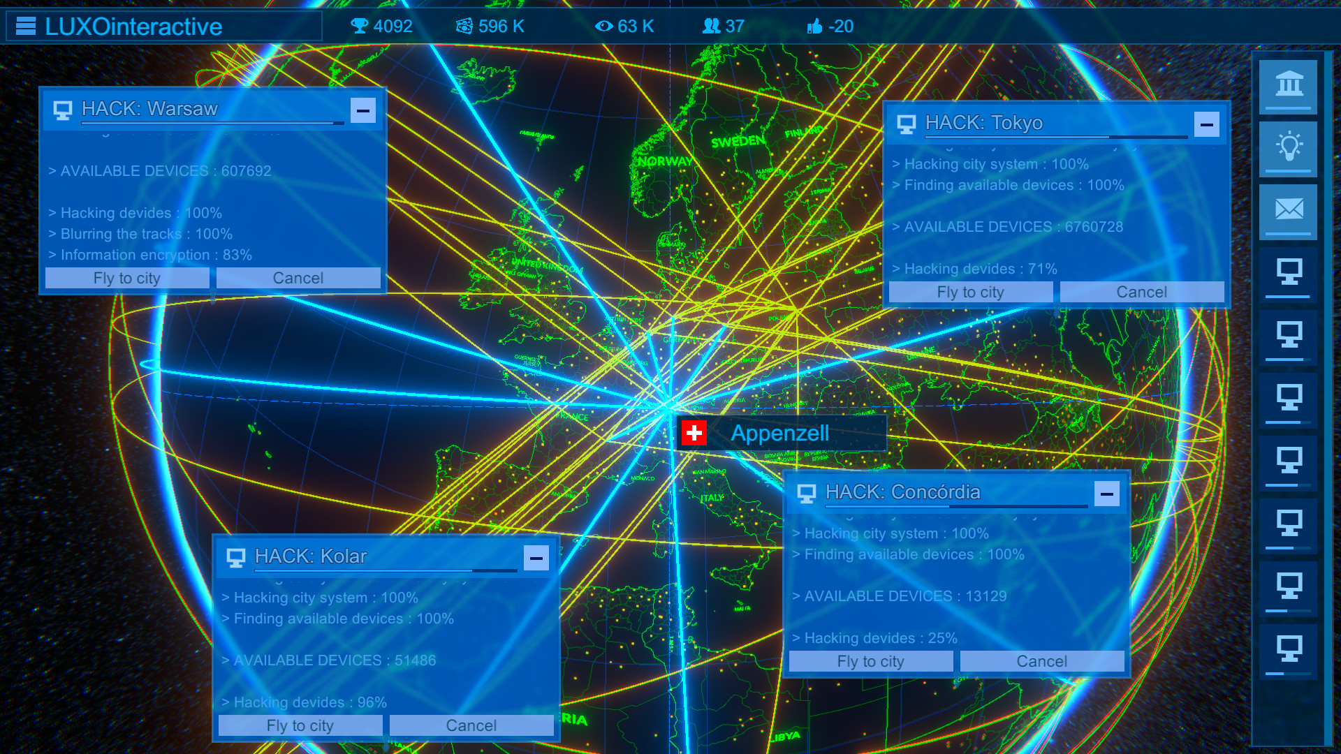 Скриншот: Cyber Attack
