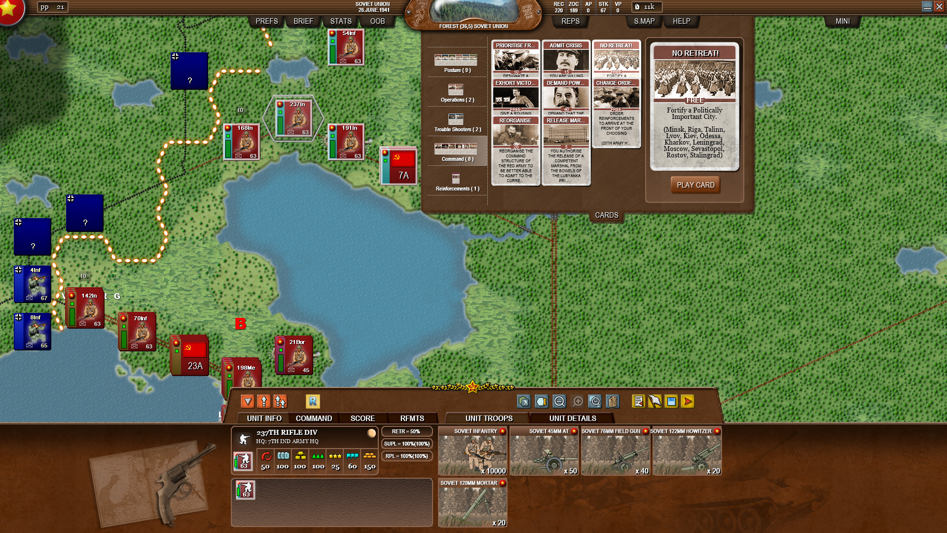 Скриншот: Decisive Campaigns: Barbarossa