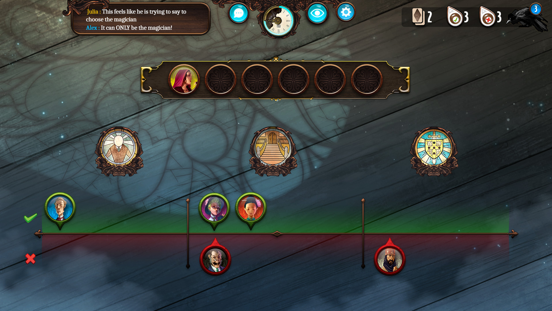 Скриншот: Mysterium: A Psychic Clue Game