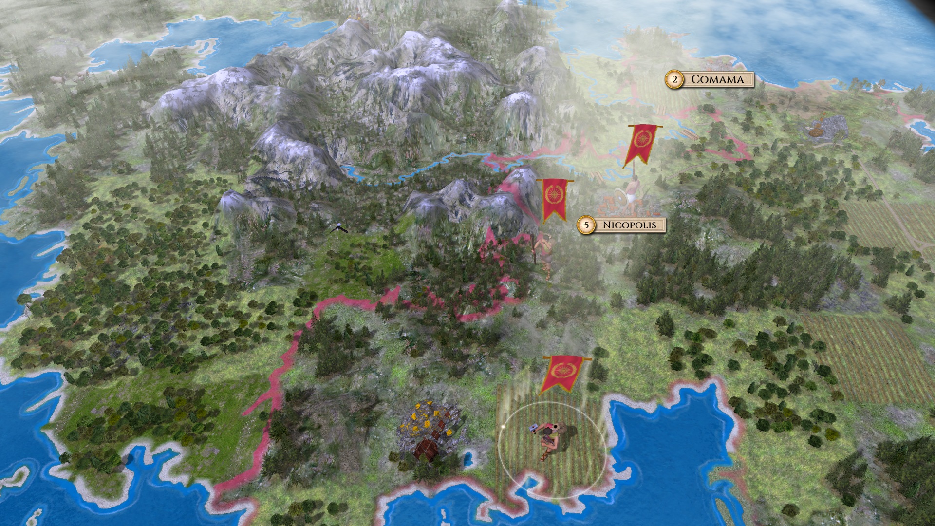 Скриншот: Aggressors: Ancient Rome