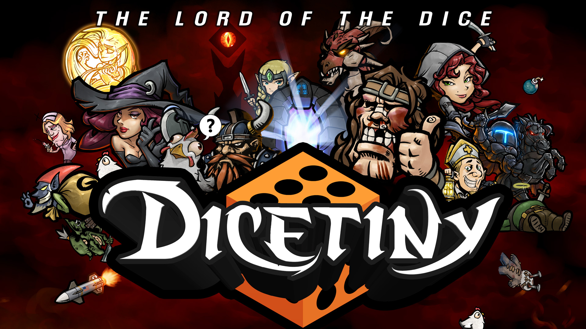 Скриншот: DICETINY: The Lord of the Dice