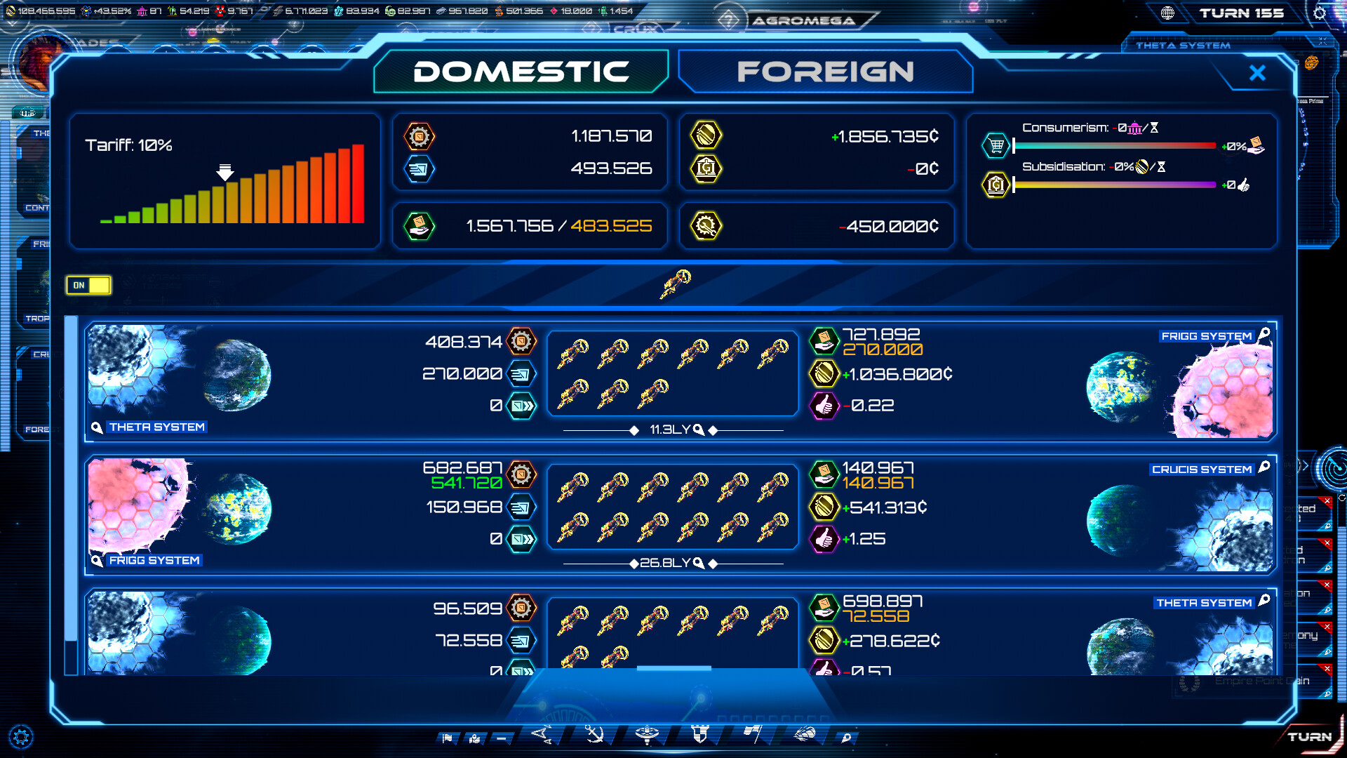 Скриншот: Stellar Sovereigns