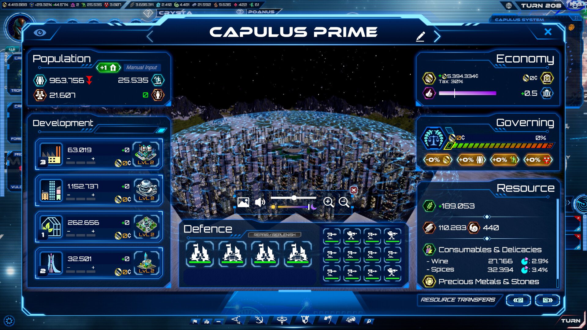 Скриншот: Stellar Sovereigns