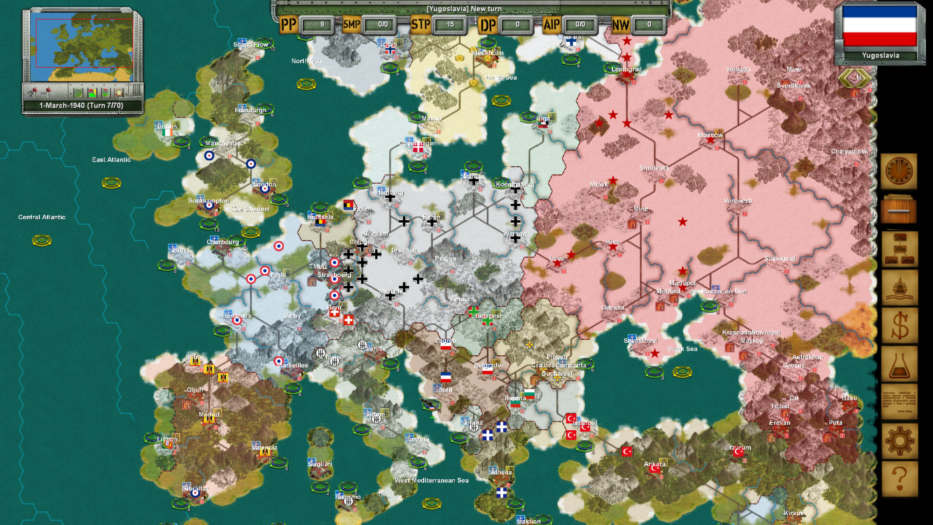 Скриншот: Strategic War in Europe