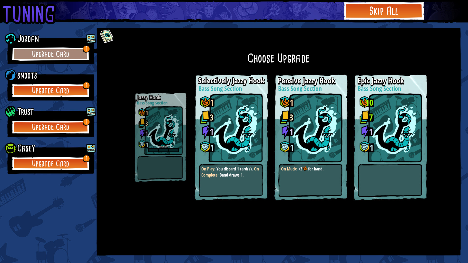 Скриншот: Battle Bands: Rock & Roll Deckbuilder