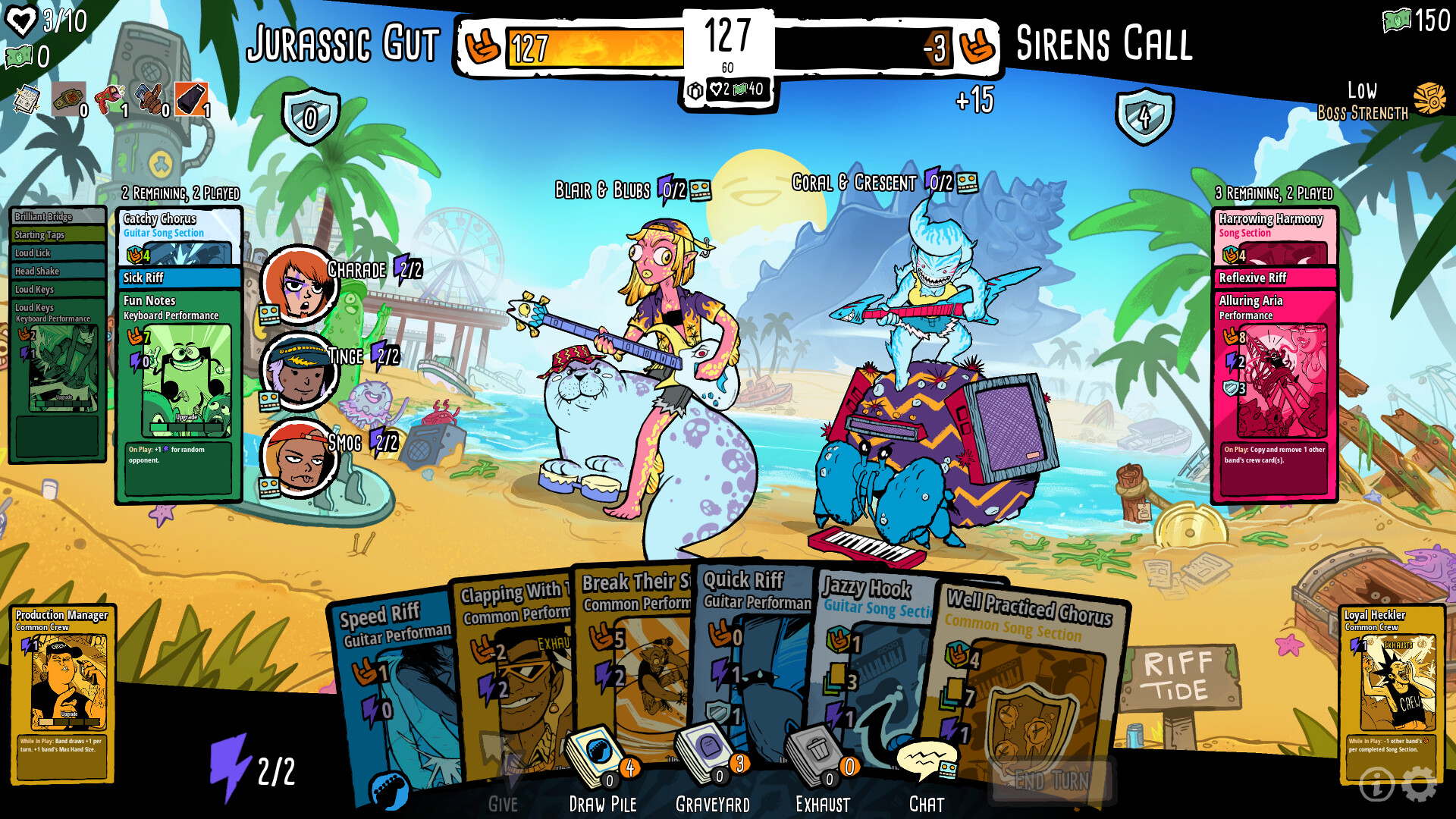 Скриншот: Battle Bands: Rock & Roll Deckbuilder