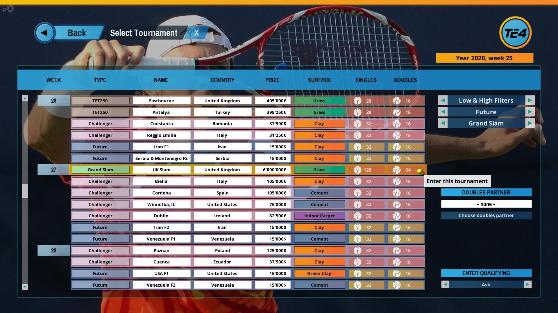 Скриншот: Tennis Elbow 4