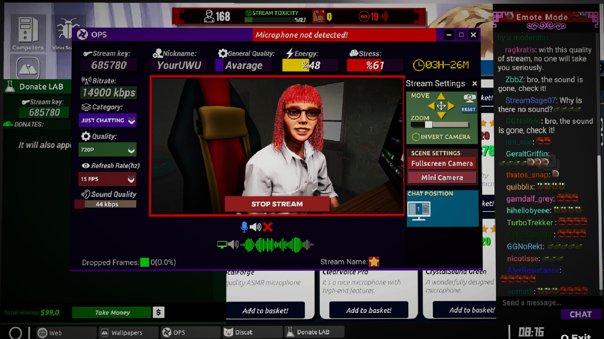 Скриншот: Streamer Life Simulator 2