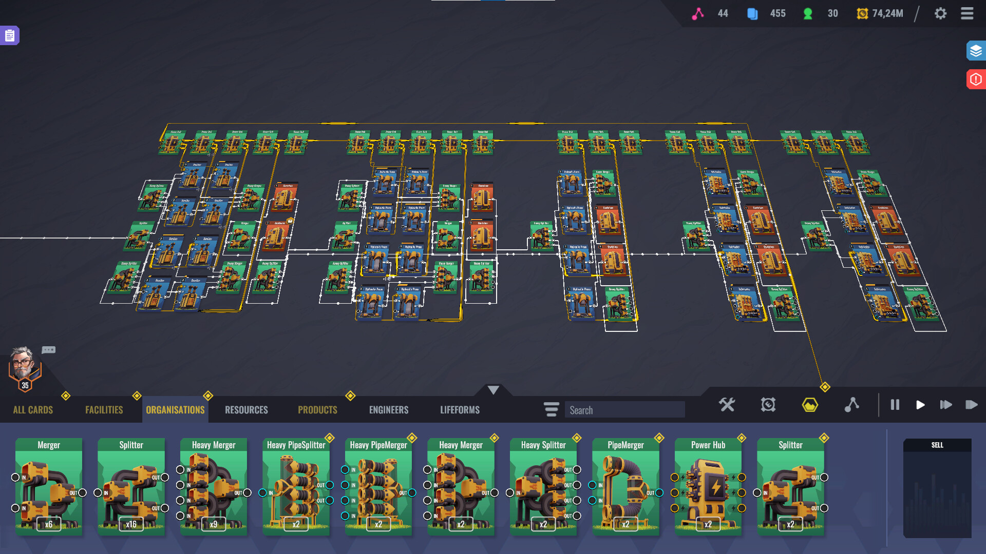 Скриншот: Factory Planner