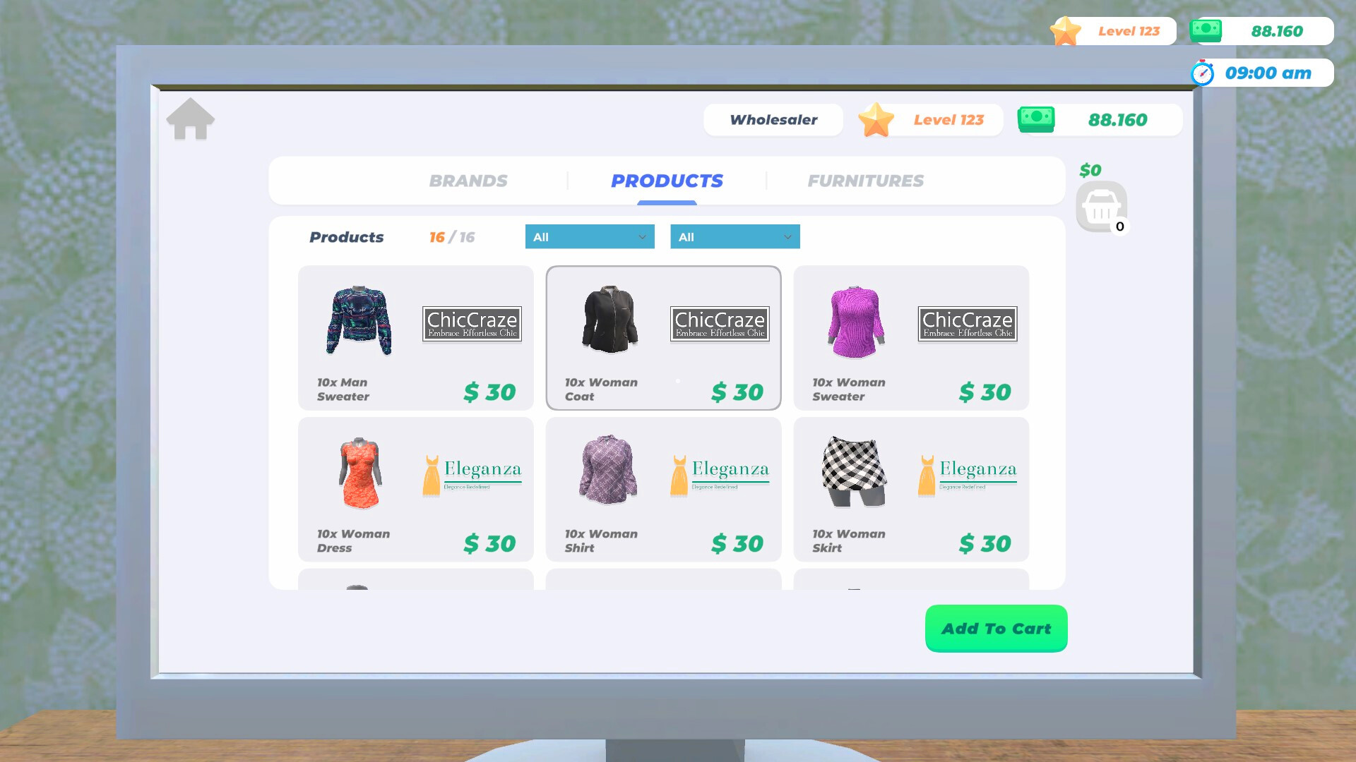 Скриншот: Clothing Store Simulator