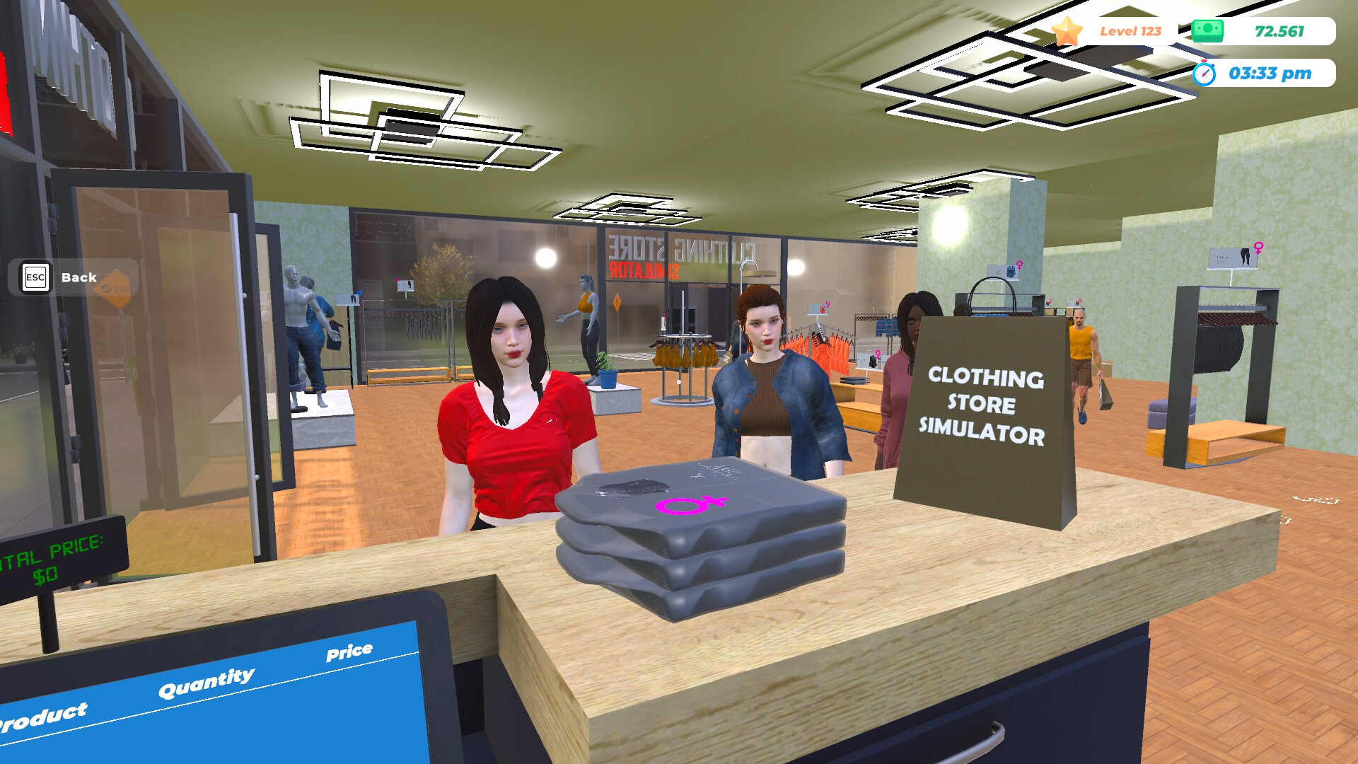 Скриншот: Clothing Store Simulator