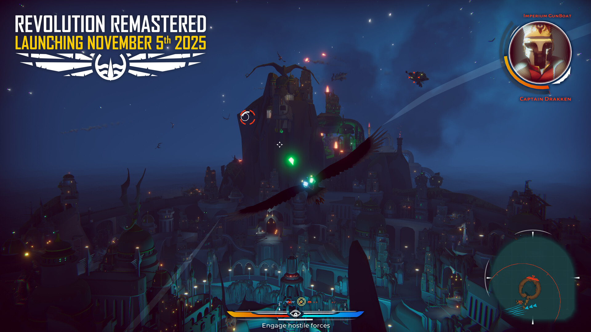 Скриншот: The Falconeer: Revolution Remaster