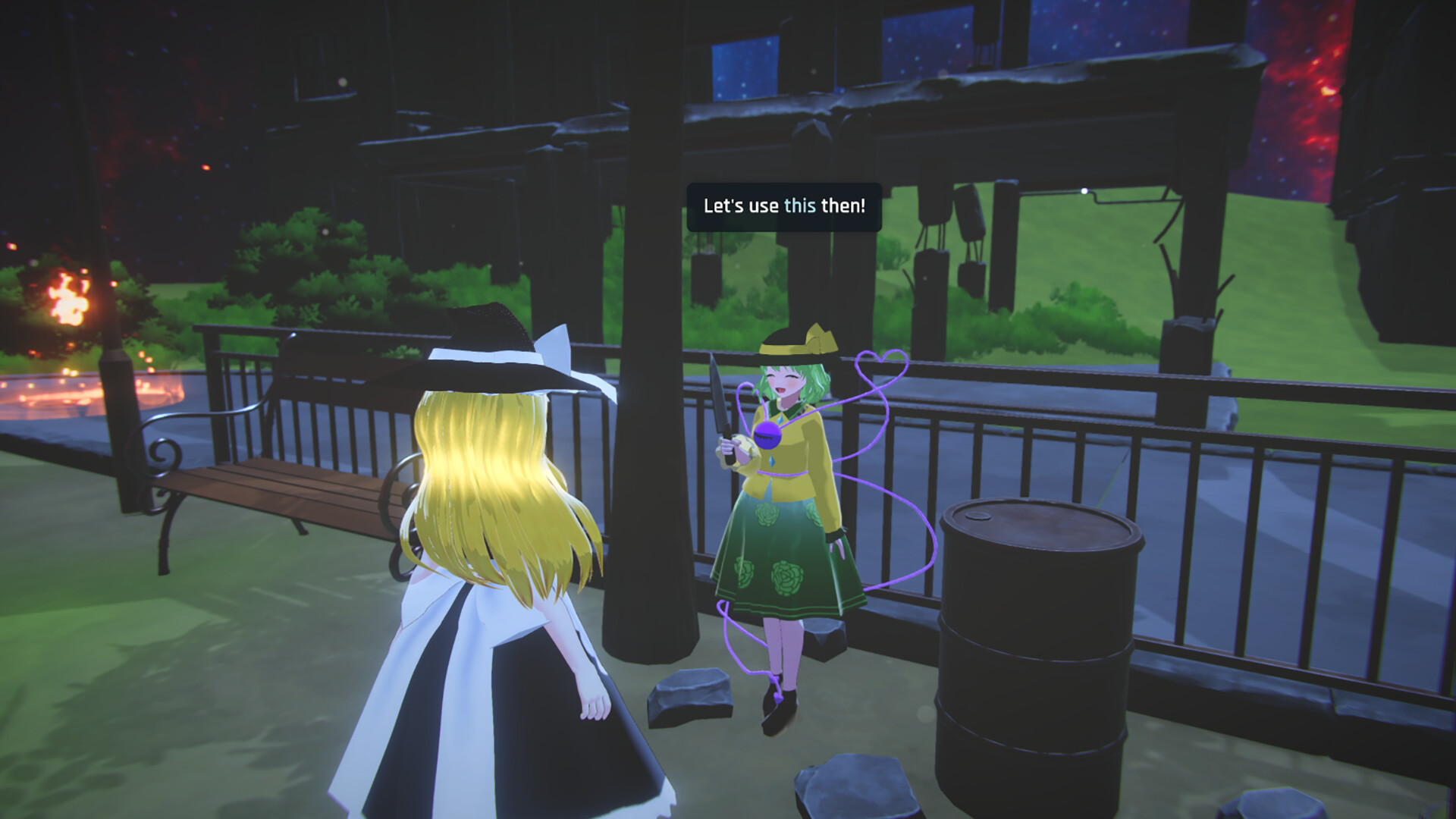 Скриншот: Touhou Dystopian