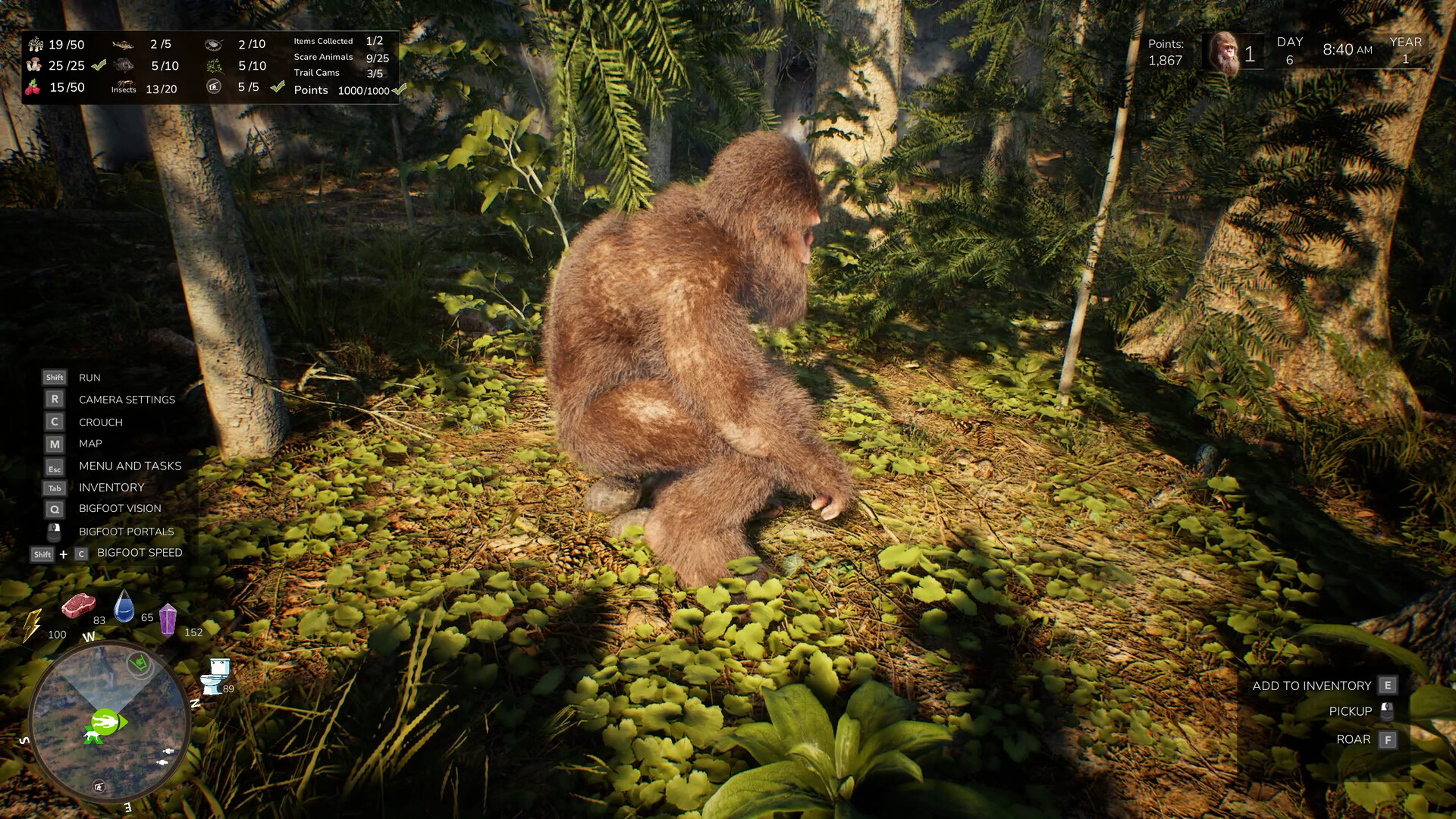 Скриншот: Bigfoot Life